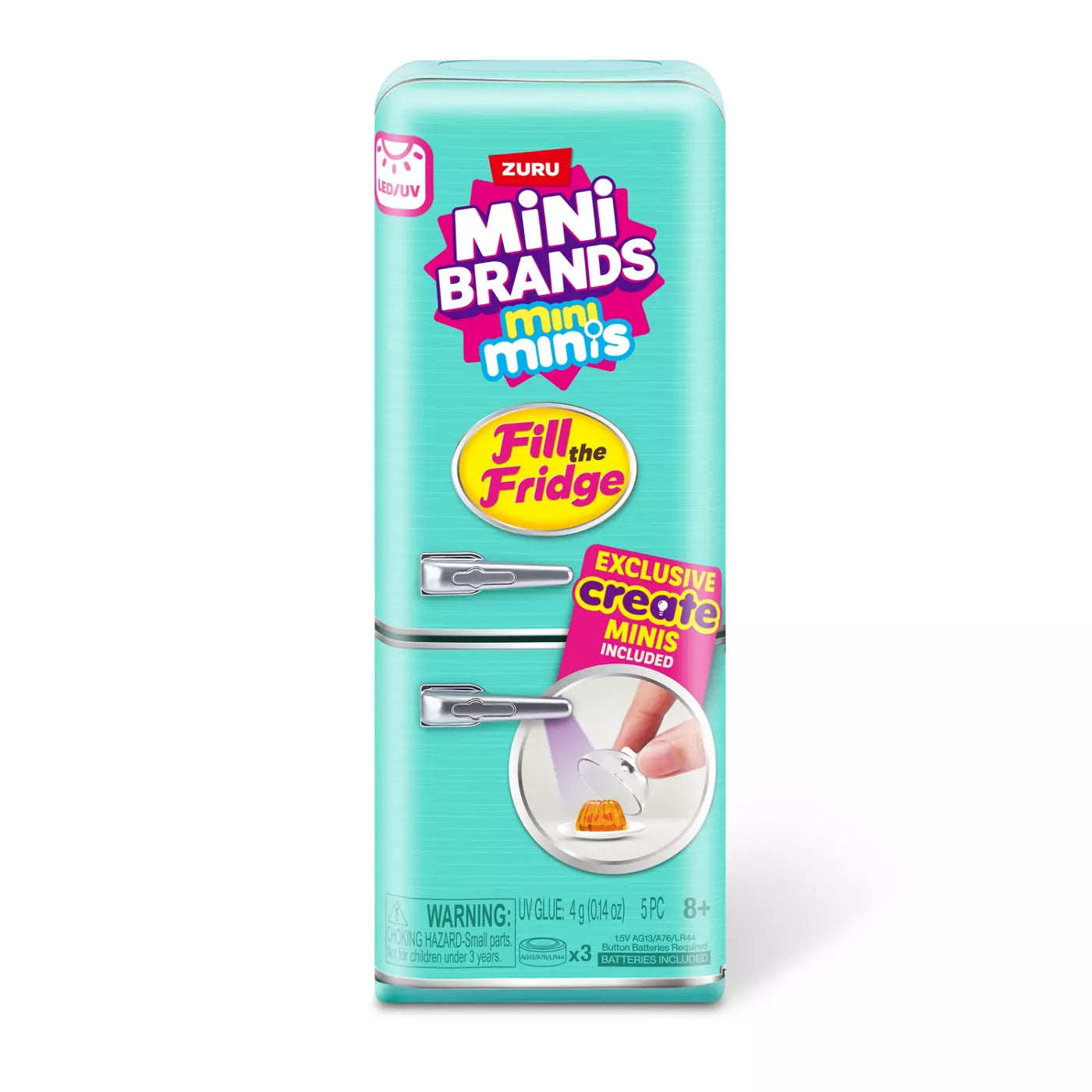 MiniBRAND Brasil – Mini Geladeira Surpresa + 5 Bolas Surpresa