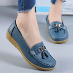 Mocassim Couro Feminino Anabelle