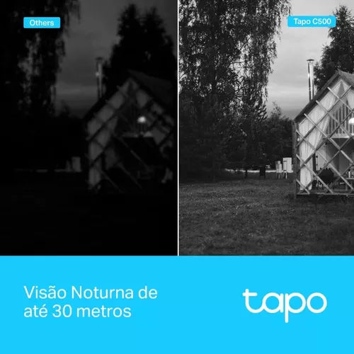 Câmera Tapo C500 V2 360º Wi-Fi Full HD – Compre 1 Leve 2