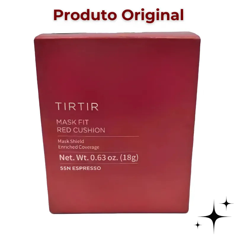 Base Coreana Cushion Clareadora TIRTIR - Pele Impecável em Segundos + BRINDE Spray Fixação