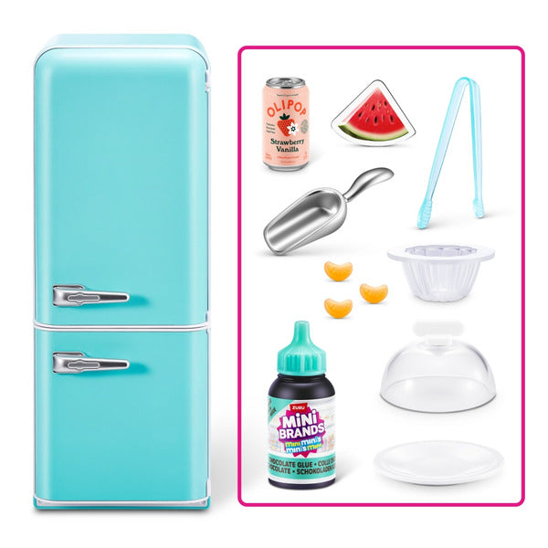 MiniBRAND Brasil – Mini Geladeira Surpresa + 5 Bolas Surpresa